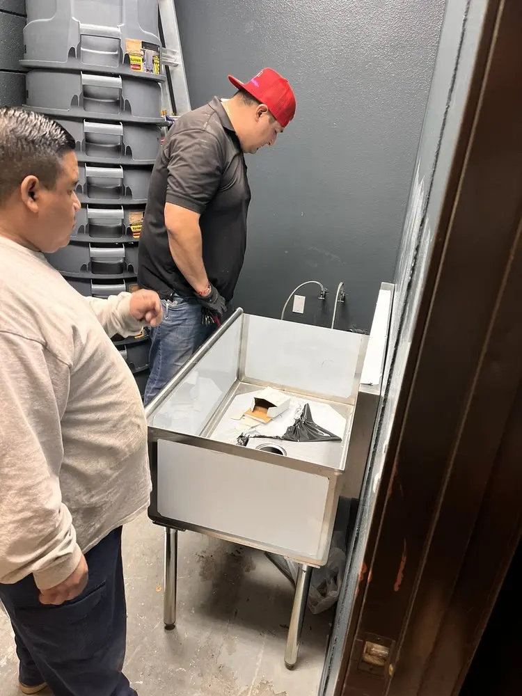 Commercial plumbing and sink installation in Mountain View
