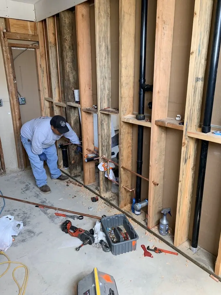 Commercial rough-in plumbing for Gas Line Repair in Mountain View
